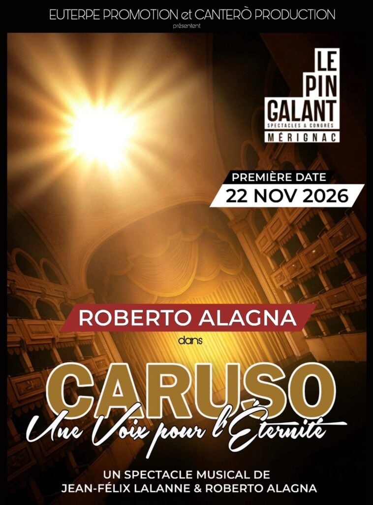 Affiche Roberto Alagna en concert au Pin Galant