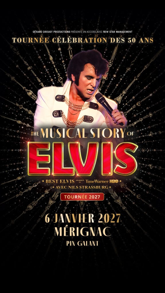 Affiche The Musical Story of Elvis en concert au Pin Galant