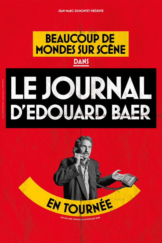 Affiche Édouard Baer en concert au Pin Galant