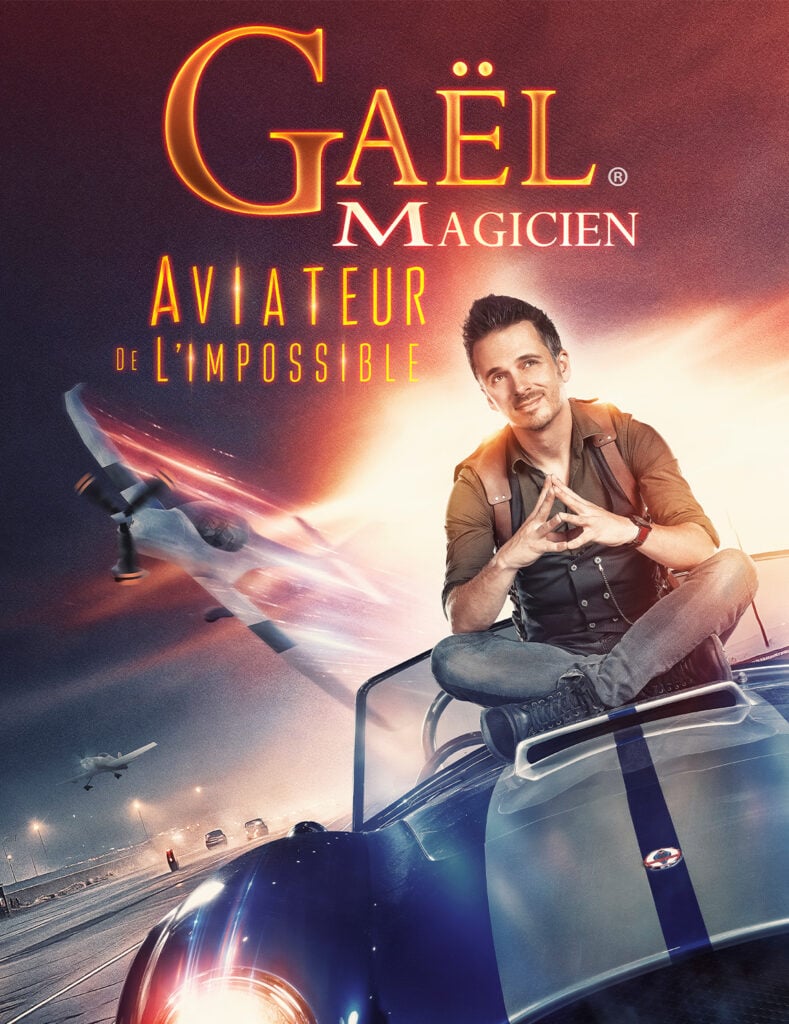 Affiche Gaël le Magicien en concert au Pin Galant