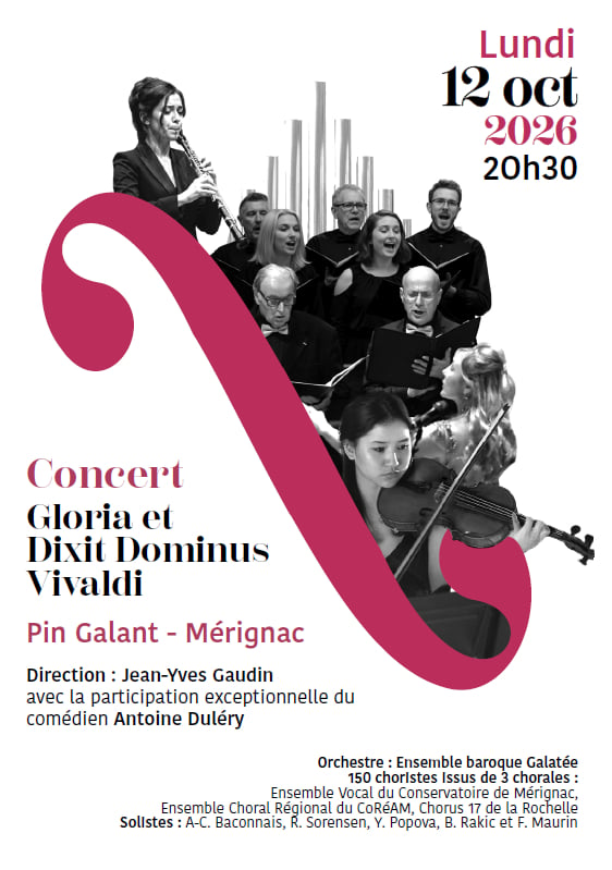 Concert Vivaldi, Gloria et Dixit Dominus