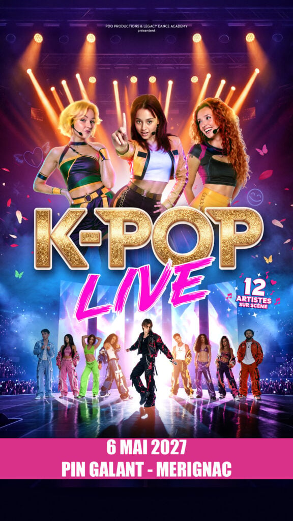 Affiche K-pop Live en concert au Pin Galant